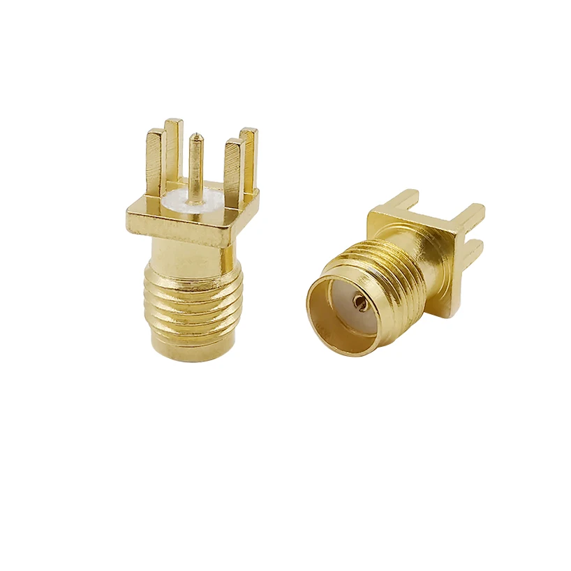 Гнездо SMA гнездо для припоя край 1 6 мм гайка печатной платы радиочастотный разъем