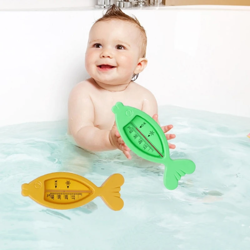 

Water Thermometer Baby Bathing Fish Shape Temperature Infant Toddler Shower Toys