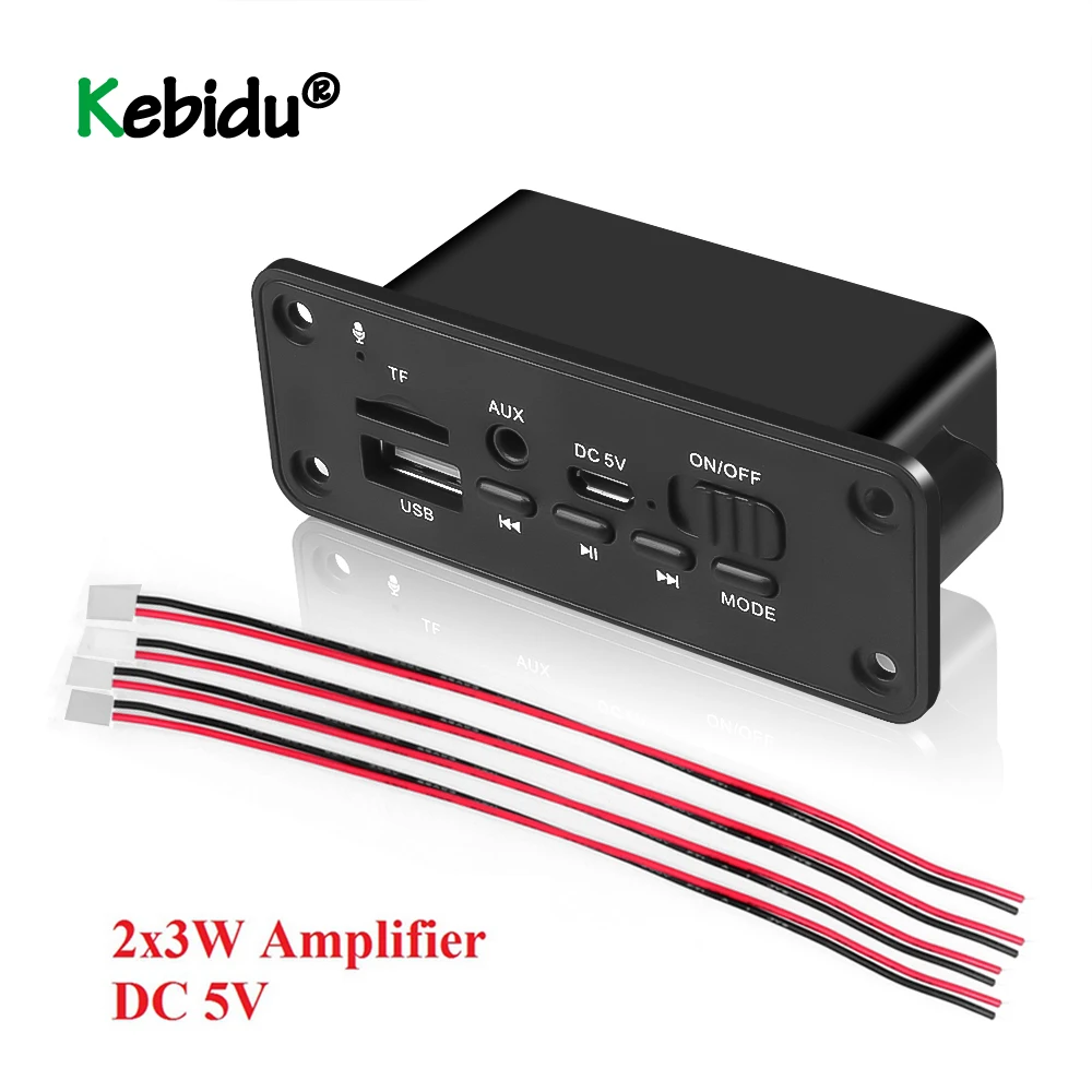 Mp3 плеер DC 5V Bluetooth MP3 WMA декодер плата аудио модуль USB TF Радио беспроводной FM