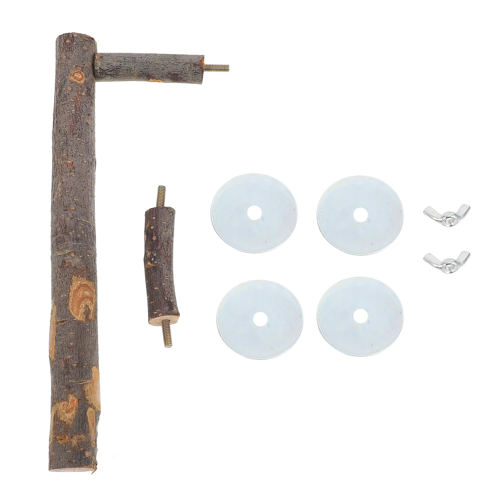 

1 set of Parrot Standing Frame Parrot Standing Stick Parrot Feeding Bowl Bracket