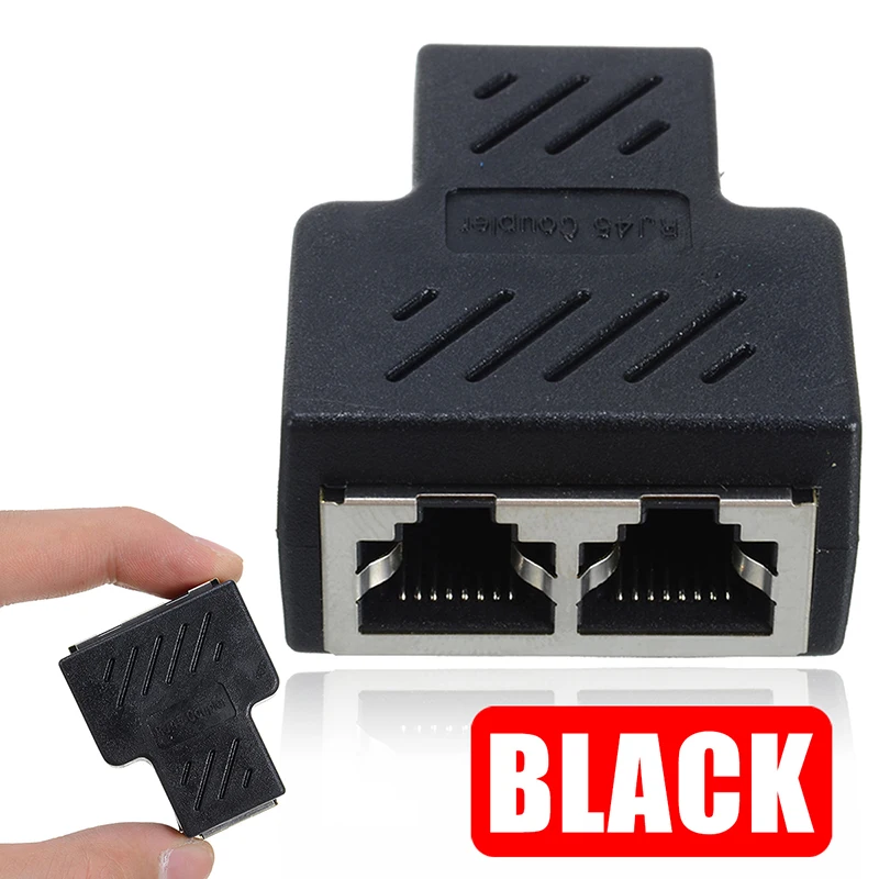 Mayitr 1-2 способа LAN Ethernet сетевой кабель RJ45 Сплиттер соединитель расширителя адаптер