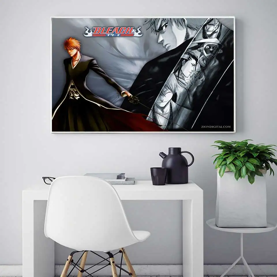 Ho Bleach Kurosaki плакат &quotИчиго&quot японское аниме настенное художественное украшение