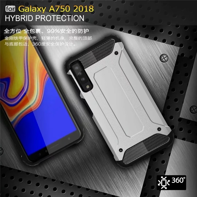 Hybrid Rugged Armor Ultra Slim Case For Samsung A6 A8 Plus A7 A9 2018 2in1 Waterproof Cover Galaxy A6S A8S A3 A5 DYee |