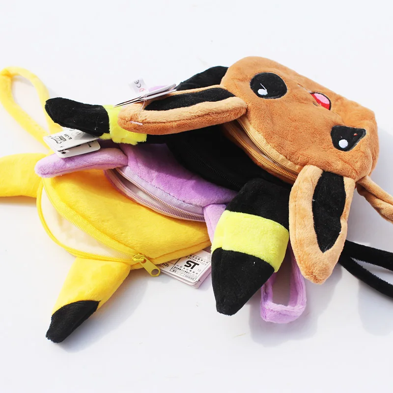13 см милый плюшевый Кошелек для монет EEVEE Espeon Sylveon Umbreon мини-сумка Плюшевые Мультяшные сумки кошельки карманные игрушки Мультяшные плюшевые игрушки подарок