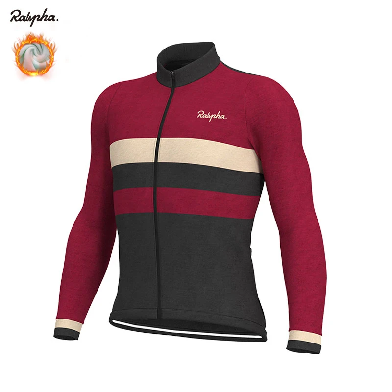 5 Raphaing Pro Team Bike Велоспорт Джерси зимний термальный флисовый комплект с длинными рукавами Ropa Ciclismo велосипедный триатлон, Велоспорт Набор - Цвет: 5
