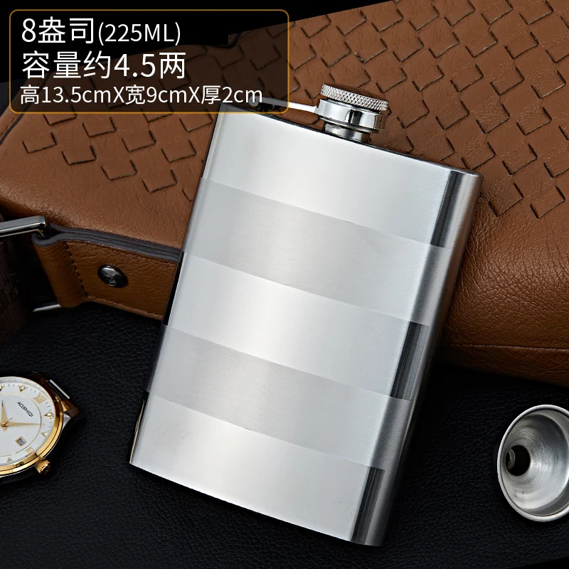 

Stainless steel hip flask Portable vintage whiskey vodka drinkware personalized hip flask matara suluk Kitchen Drinkware DB60JH