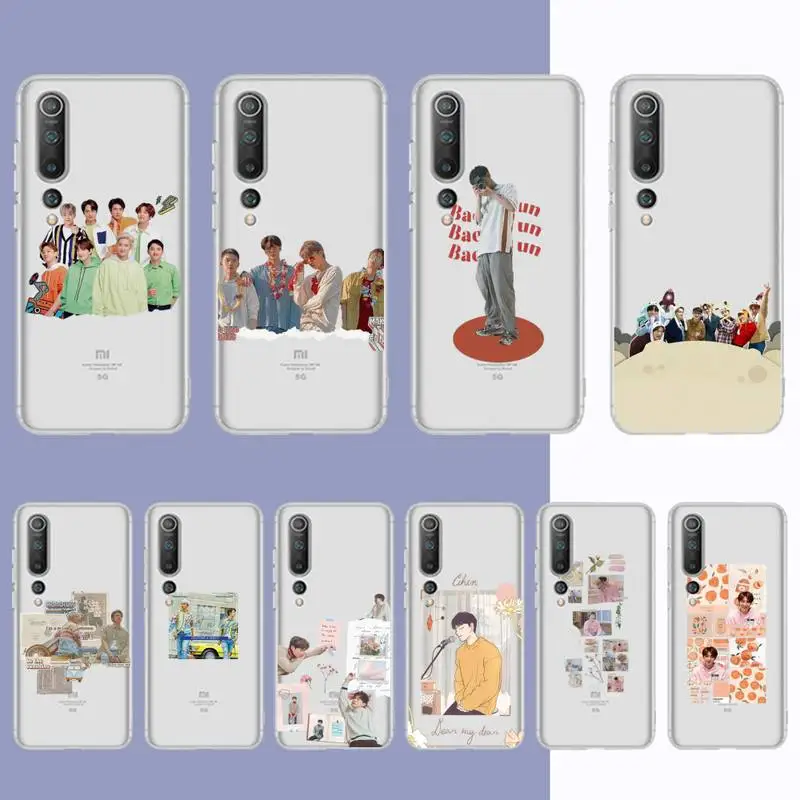 

FHNBLJ Fashion Kpop Korean EXO Phone Case For Xiaomi 10t pro 11 Note10lite Redmi 5plus 7A 8 K20pro 9A Note 9 Pro Max s 10