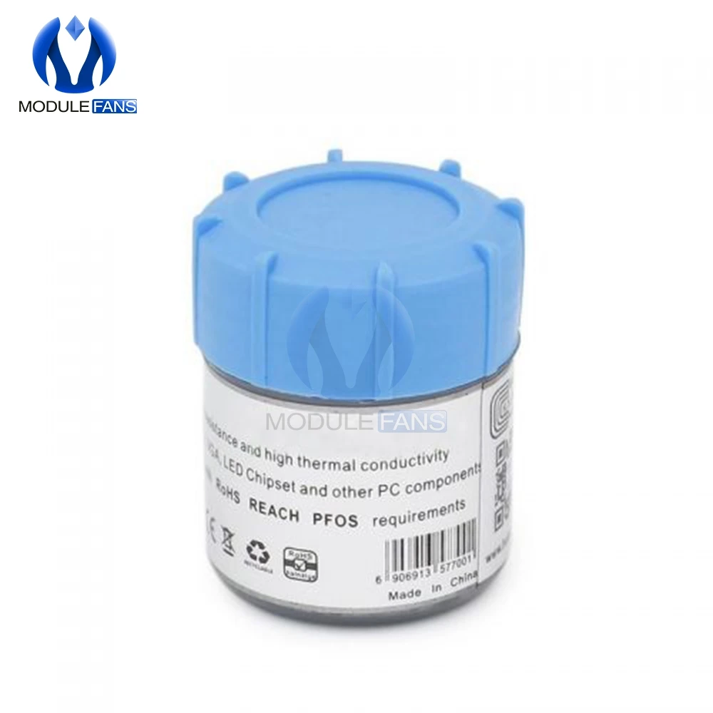 10g Silver Thermal Conduction Silicone Grease Paste Compound Chipset Cooling For CPU GPU IC LED Chips | Электронные компоненты