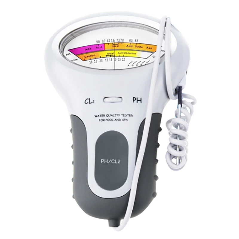 

Ph & Chlorine Cl2 Level Meter Tester Test Monitor Swimming Pool Spa Water Monitor Quality Analysis
