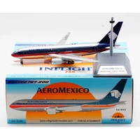 1200 alloy collectible plane gift nflight if762am0621p aeromexico airlines boeing b767 200 diecast aircraft model xa rvz