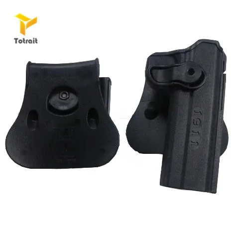 Кобура для пистолета HANWILD IMI 1911 с мешочком магазина черный Койот Полимерная Roto Colt