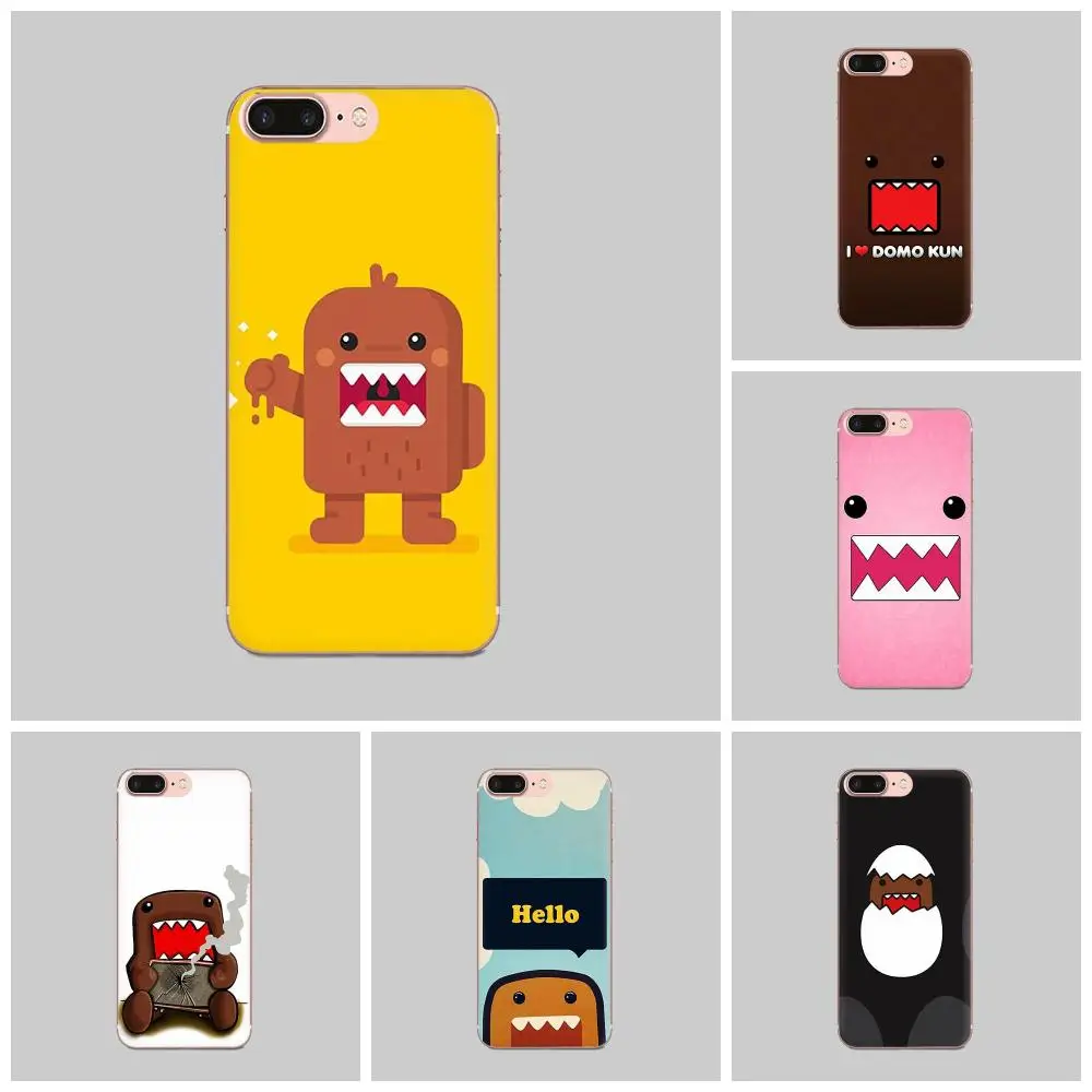 Простой Domo Kun Мягкий ТПУ чехол для Apple iPhone 4 4S 5 5C 5S SE 6 6S 7 8 11 Plus Pro X XS Max