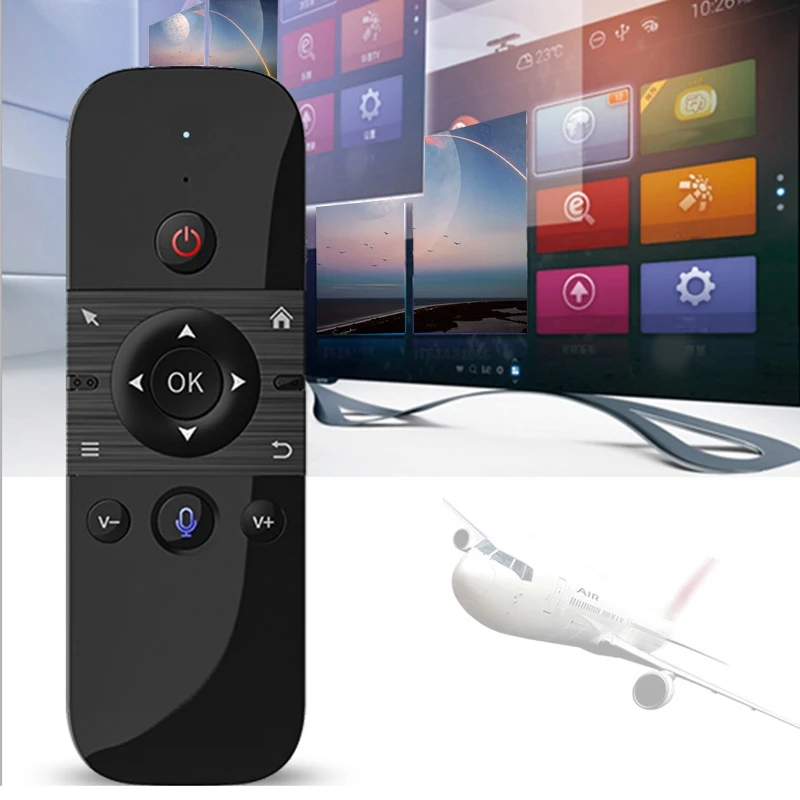 Аэромышь M8 с голосовым управлением клавиатура гироскоп 2 4 ГГц пульт