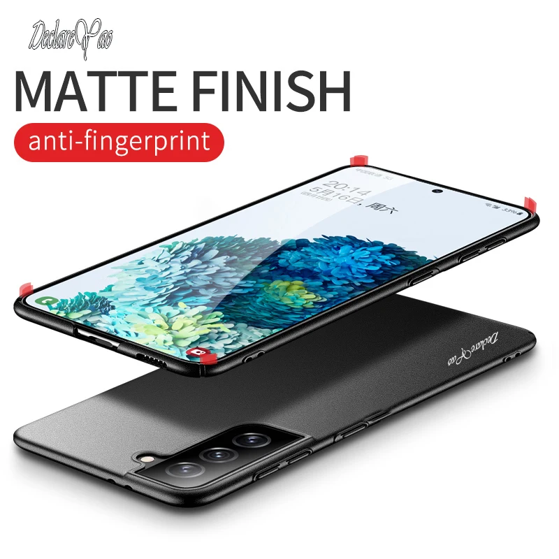 S22 Ultra Case DECLAREYAO Fashion Slim Frosted Coque For Samsung Galaxy S21 S20 S10 5G S9 S8 Plus Lite FE Matte Hard Cover | Мобильные
