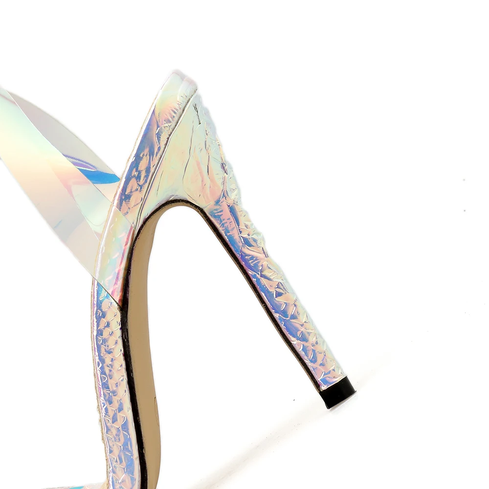 MONMOIRA/женские босоножки из прозрачного ПВХ на высоком каблуке пикантные вечерние