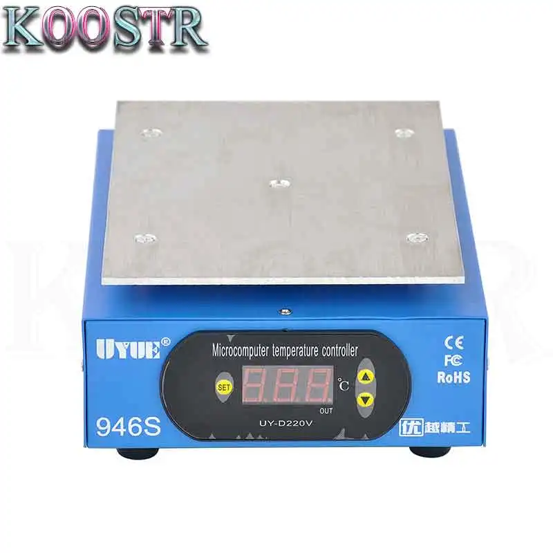 A UYUE Preheat станция 946s 220V 400W нагревательная пластина для телефона машина-сепаратор с ЖК-экраном подогреватель Цифровая Платформа термостата - Цвет: A