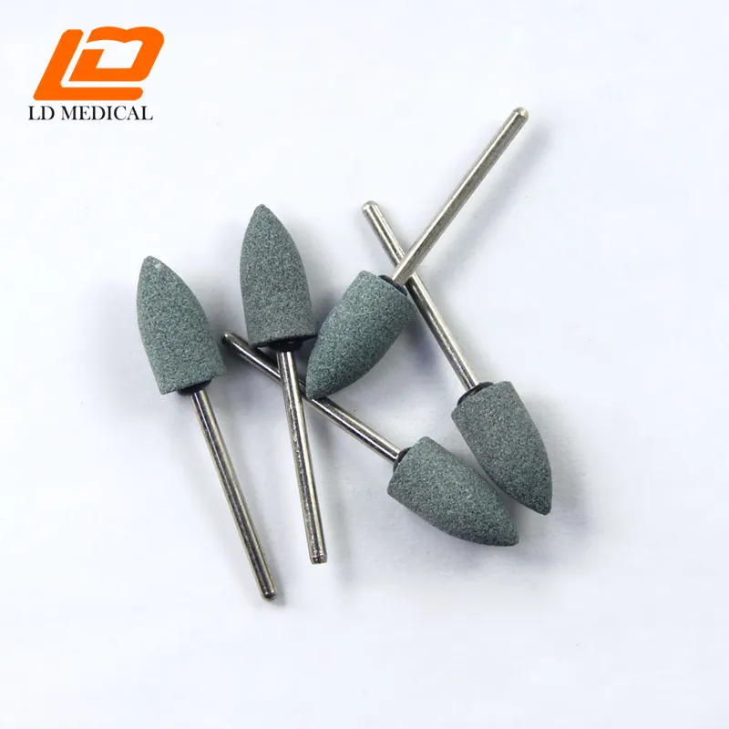 50 pcs Dental Polishing Green Stone Medium  Contour Ceramic G-09 Low speed burs for dentists Teeth Care & polishing tools