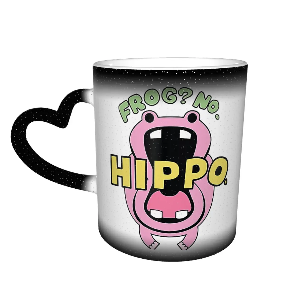 

Hippo Mug Porcelain Coffee Mug The Changes Color Cheap Fashion Cups