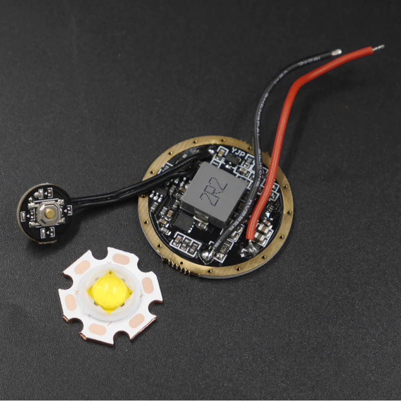 Светодиодный драйвер Boost 20 мм Cree XHP70.2 6 в 32 3 7 4 2 В 1 ячейка режимов печатная плата с