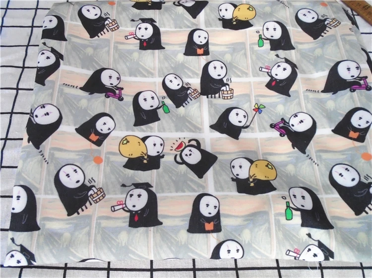 50*145 см из плотной ткани с принтом героями мультфильмов в клетку Материал