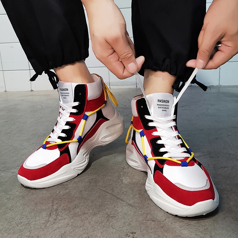 

Sneakers Male Men's White Black Man Fashion Men Winter For Vintage Shoes Casual Sneaker Leather