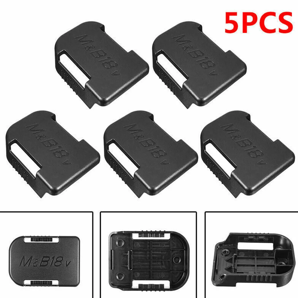 

5x Battery Mounts Storage 18V Lithium Battery Tool Batteries Holder Bracket Seat Suspension Buckle Storage Rack Bracket Slot