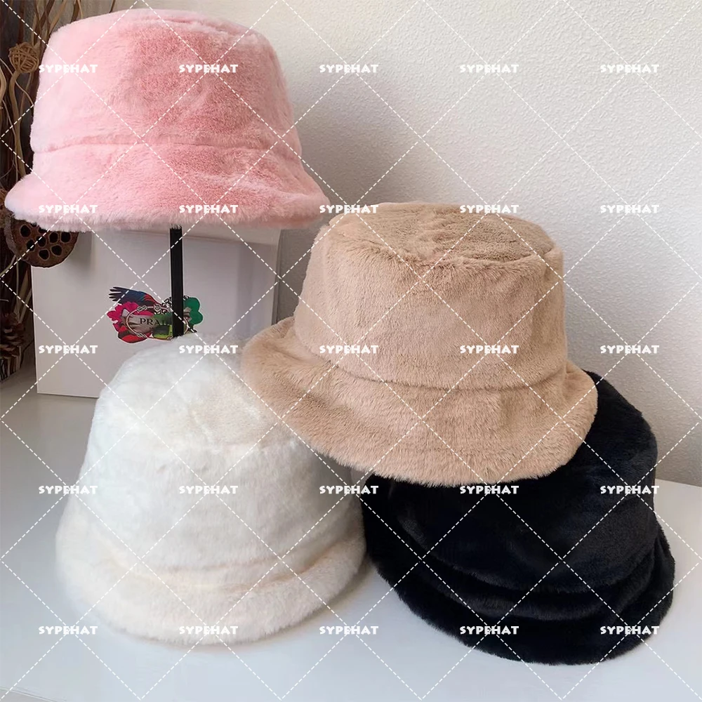 

Зимняя теплая Панама из плюшевой ткани дизайнерская брендовая Рыболовная Шапка модная трендовая теплая осенне-зимняя шапка для мужчин и же...