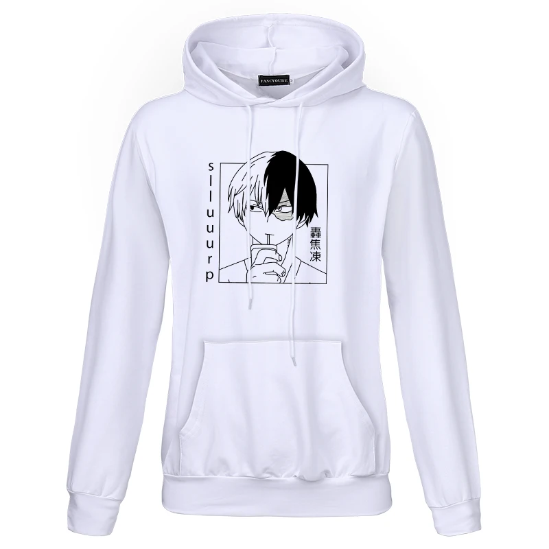 

Hot Japanese Anime My Hero Academia Graphic Hoodies Women Kawaii Cartoon Boku No Hero Academia Streetwear Tops Sweatshirts Coats