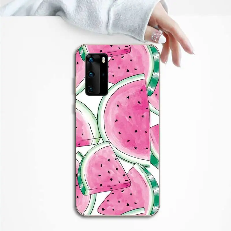 

Phone Case For Huawei P honor 8 10i 20 30 40 smart 2019 scenery summer fruit animal art retro pattern