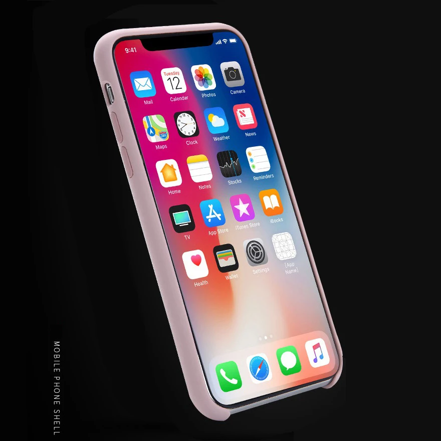 Официальный силиконовый чехол для iPhone 11 Pro MAX XR X Xs MAX чехол s для apple iPhone 7 8 Plus 6 6s 5 5S SE чехол с логотипом