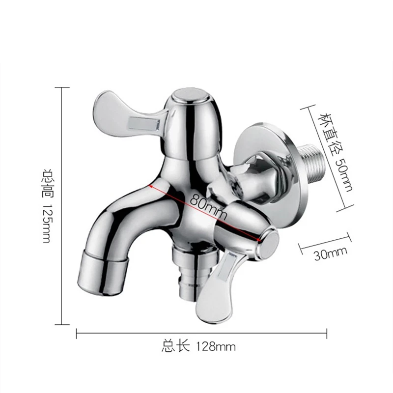 Смесители хромированная латунь ванная комната настенный двойной водный выход