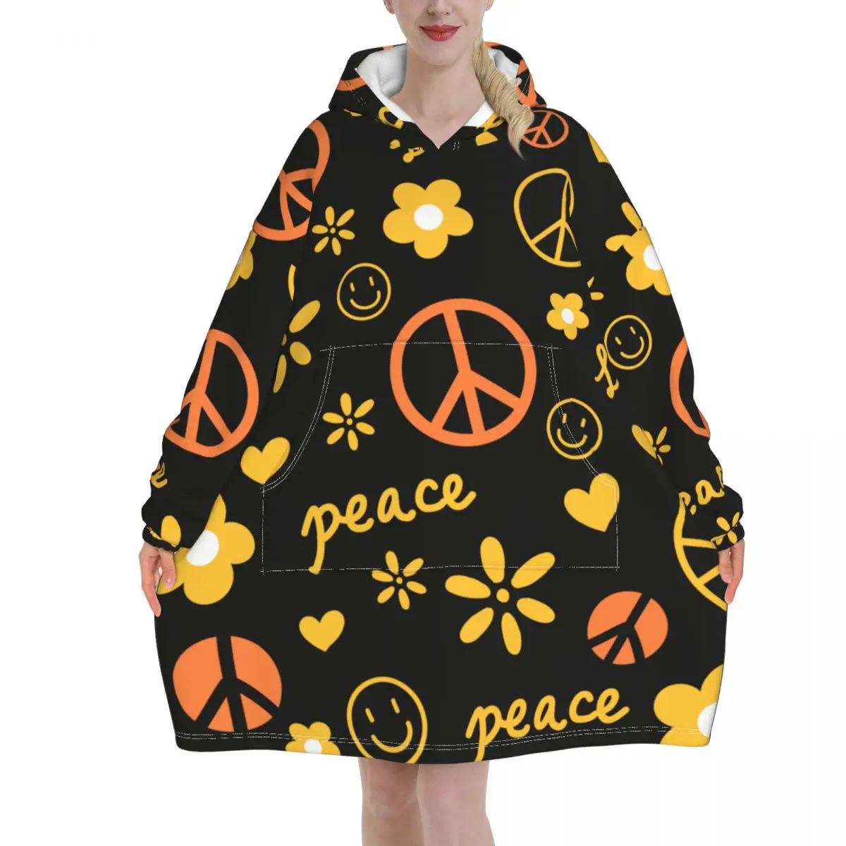 

Fleece Blanket Hoodie Thick Charon Baby Warm Coraline Unisex Blankets Adult Hoodies Robe Home Textile Garden