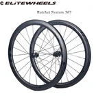 ELITEWHEELS дорожный диск углеродный велосипед колесная система 24-24H RD13 трещотка 36T ступица для велокросса, шоссейный велосипед велосипедные колеса бескамерные