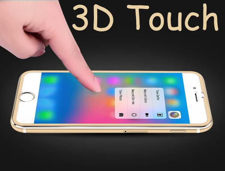 Чехол для iPhone X, 8, 6, 6 S, 7 Plus, 5, 5S, se, 5c, чехол, закаленное стекло, полное покрытие, 3D, изогнутый край, титановая пленка, полное покрытие