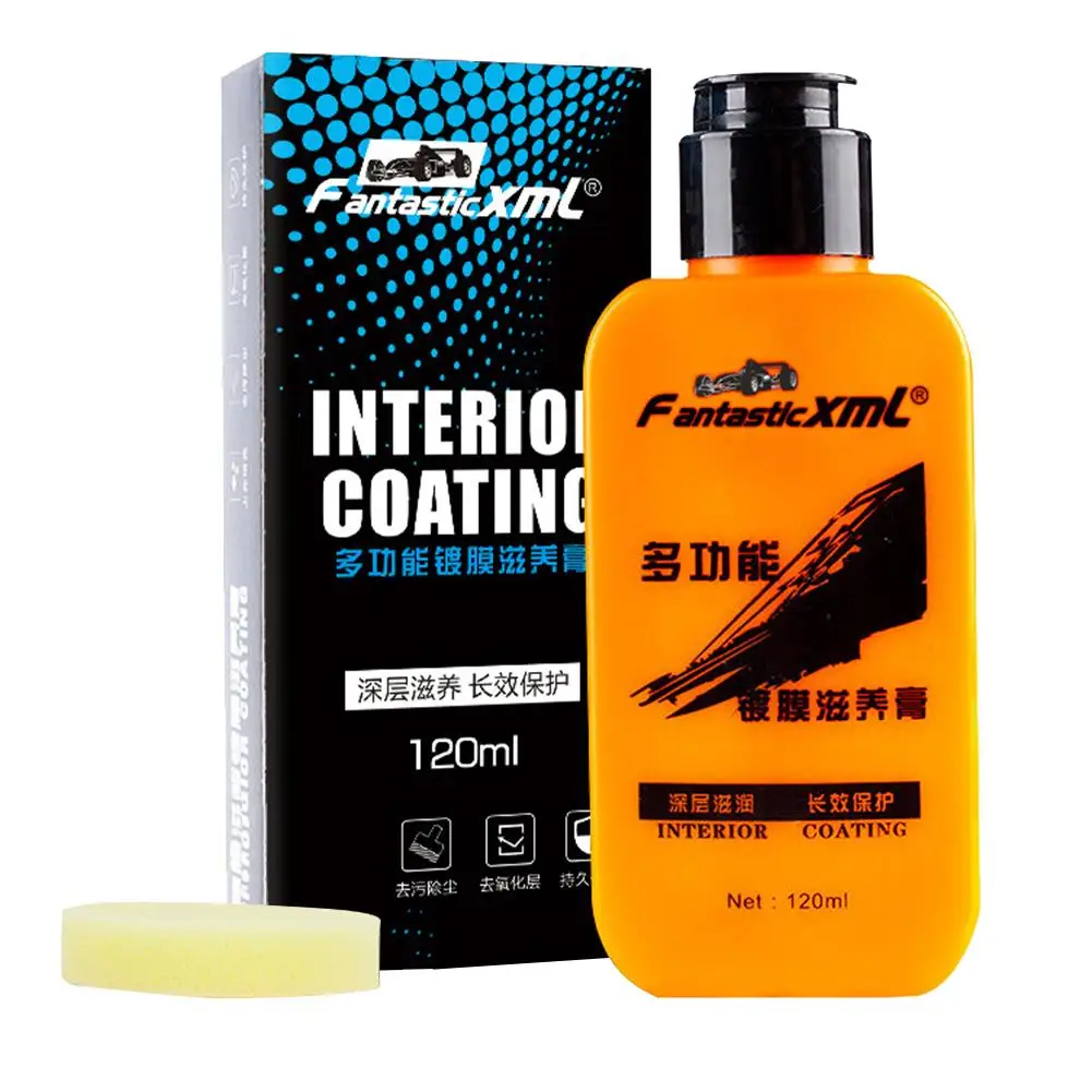 

Auto Leather Renovated Coating Paste Decontamination Anti-aging Maintenance Agent Car Seat Center Console Leather Coating Paste