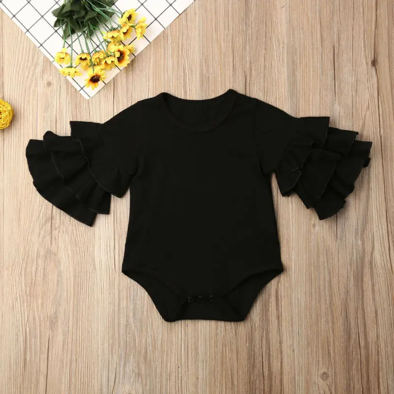 Комбинезон для новорожденных Pudcoco одежда маленьких девочек комбинезон с длинным