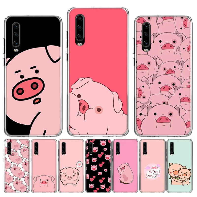 Мягкий силиконовый чехол в виде свиньи Для Huawei P40 P30 P20 P10 lite Mate 10 20 30 Pro + Etui|Бамперы| |