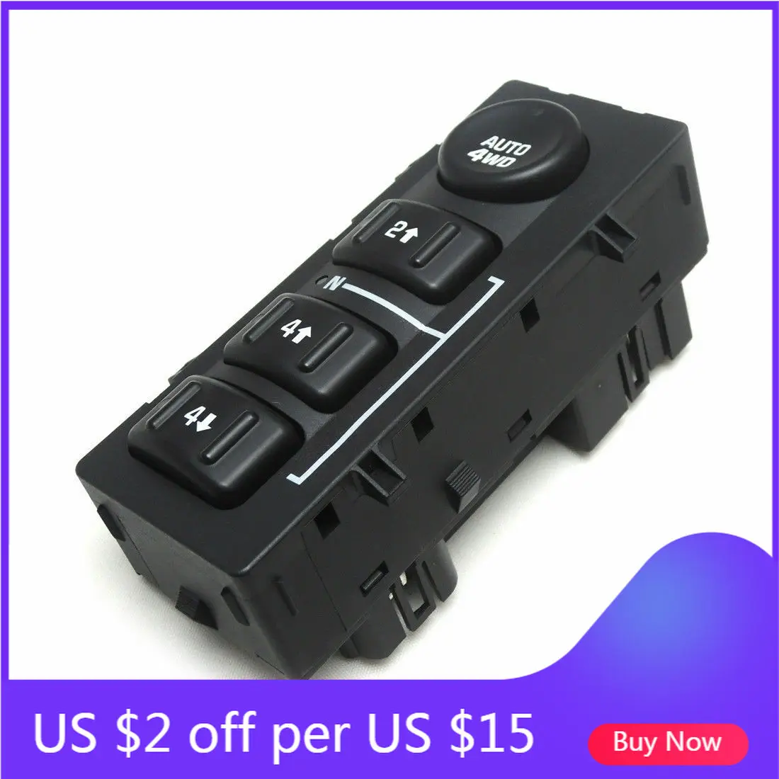 

TIANBANG 4WD Four Wheel Drive Switch 19259313 15136039 For Chevy Tahoe Silverado 1500 2500 3500/Cadillac Escalade/GMC Sierra1500