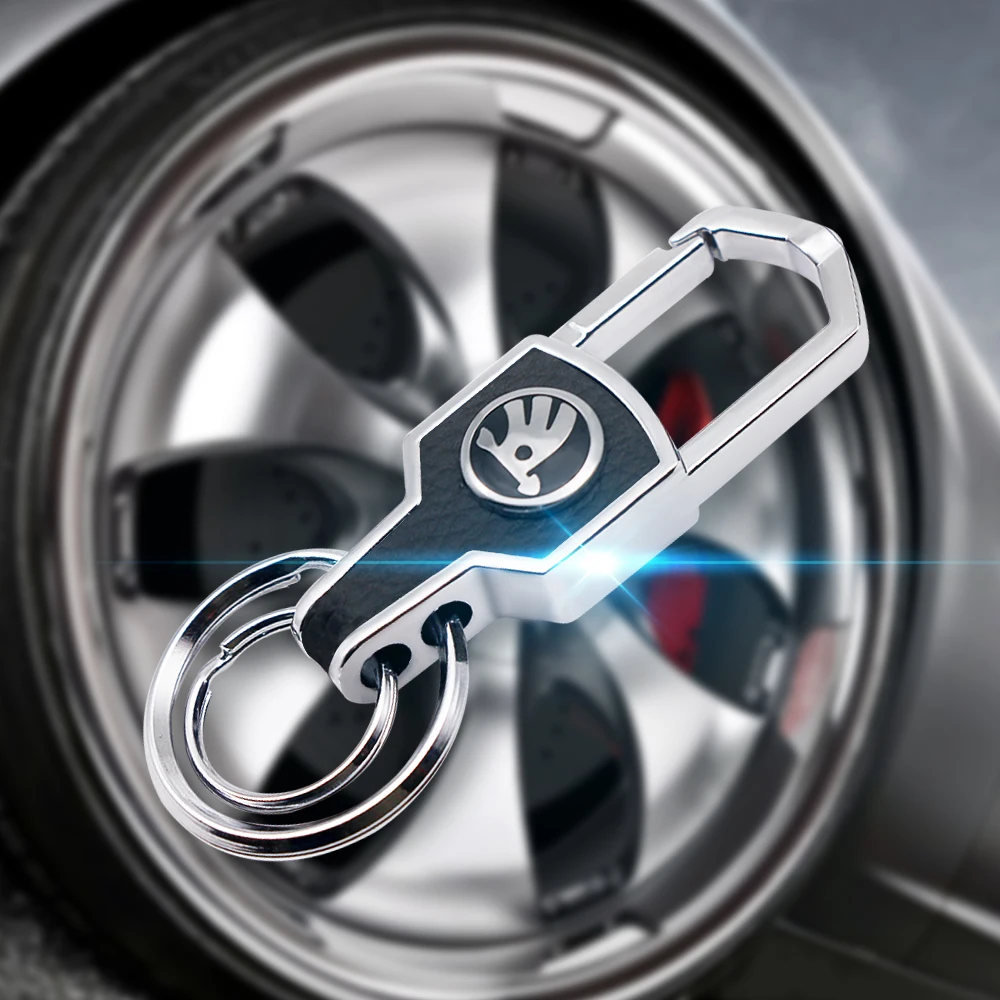 1 шт. автомобильный брелок металлическое кольцо для ключей аксессуары Skoda Octavia Fabia