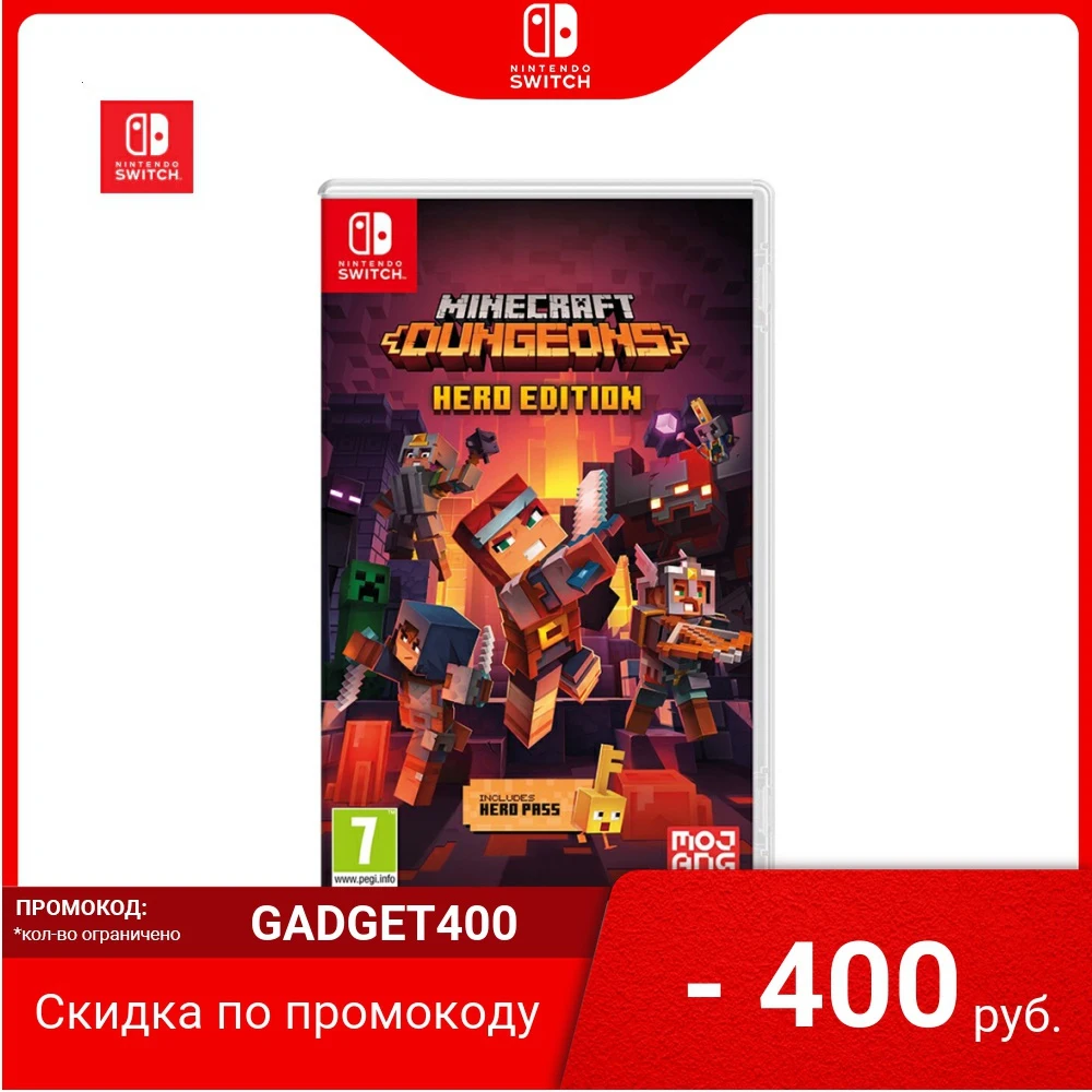 Игра для Nintendo Switch | Minecraft Dungeons|Игры консолей|