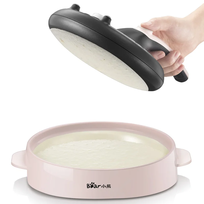 Goedkoop Bijgewerkte Versie Roze Automatische Anti-aanbak Rvs Crêpe Makers Mini Pannenkoek Machine Huishoudelijke Elektrische Bakpan