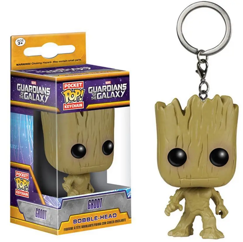 FUNKO поп Дисней Marvel мультфильм Карманный Брелок Скрудж макдак Maleficent CHOST RIDER Рисунок Игрушки для детей Рождественский подарок - Цвет: Темно-синий