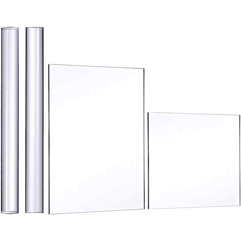 Твердые и Полые Акриловые глиняные ролики с квадратным прямоугольным акриловым