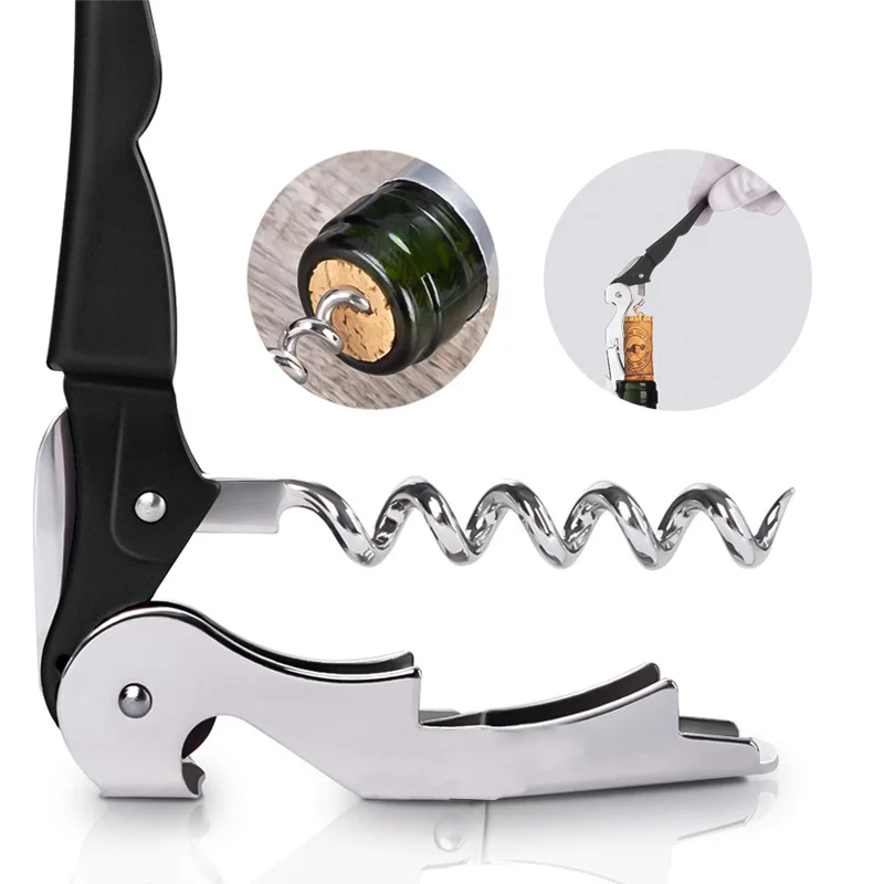Портативная мини открывашка для бутылок винная штопор из нержавеющей стали с