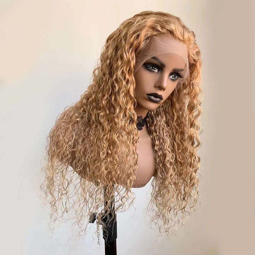 13x4 Curly Human Hair Wigs With Baby Hair Brazilian Lace Front Wig For Women 150% 180% Density