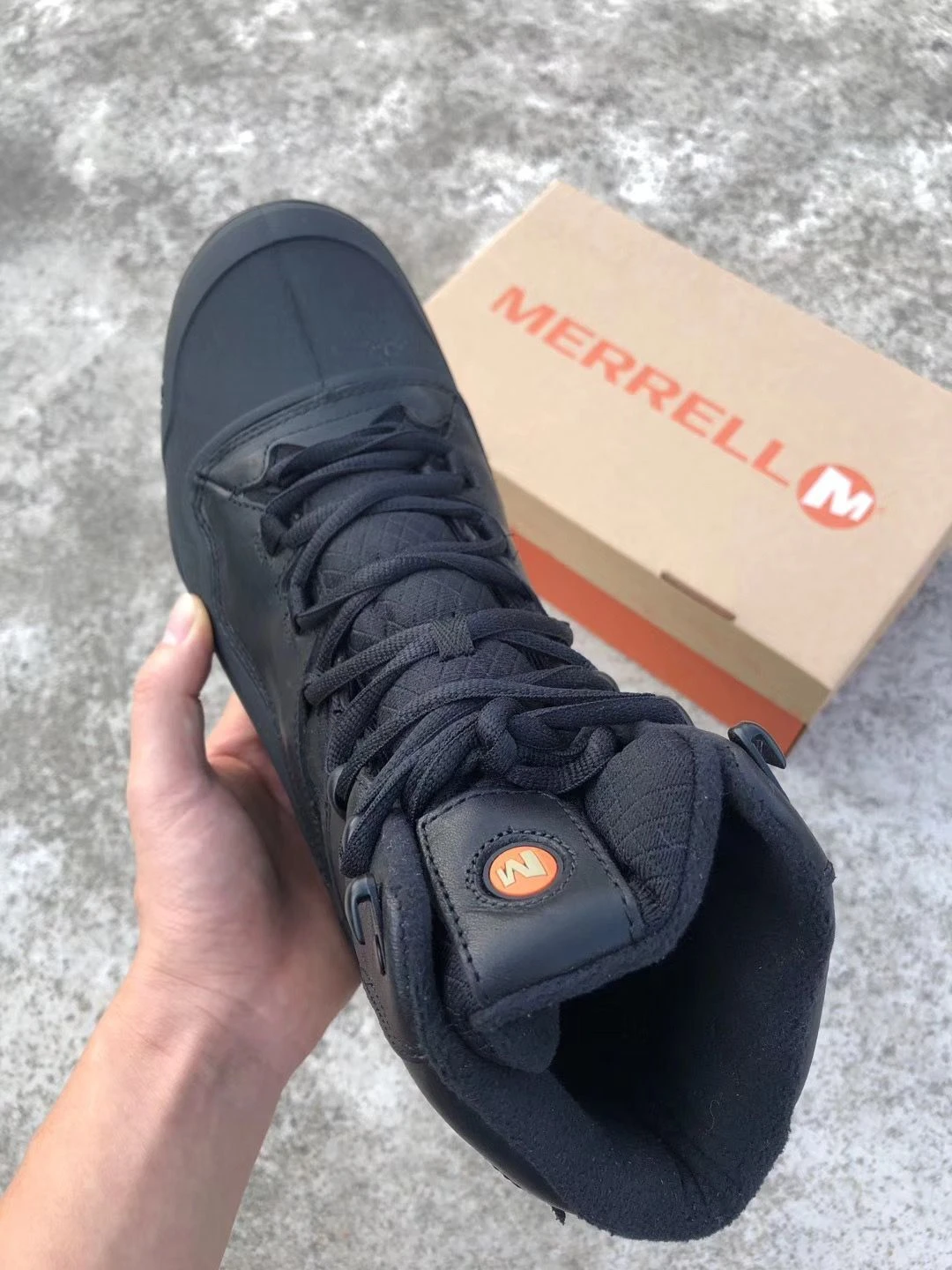 Merrell Мужская обувь для походов осенне-зимние ботинки с высоким берцем