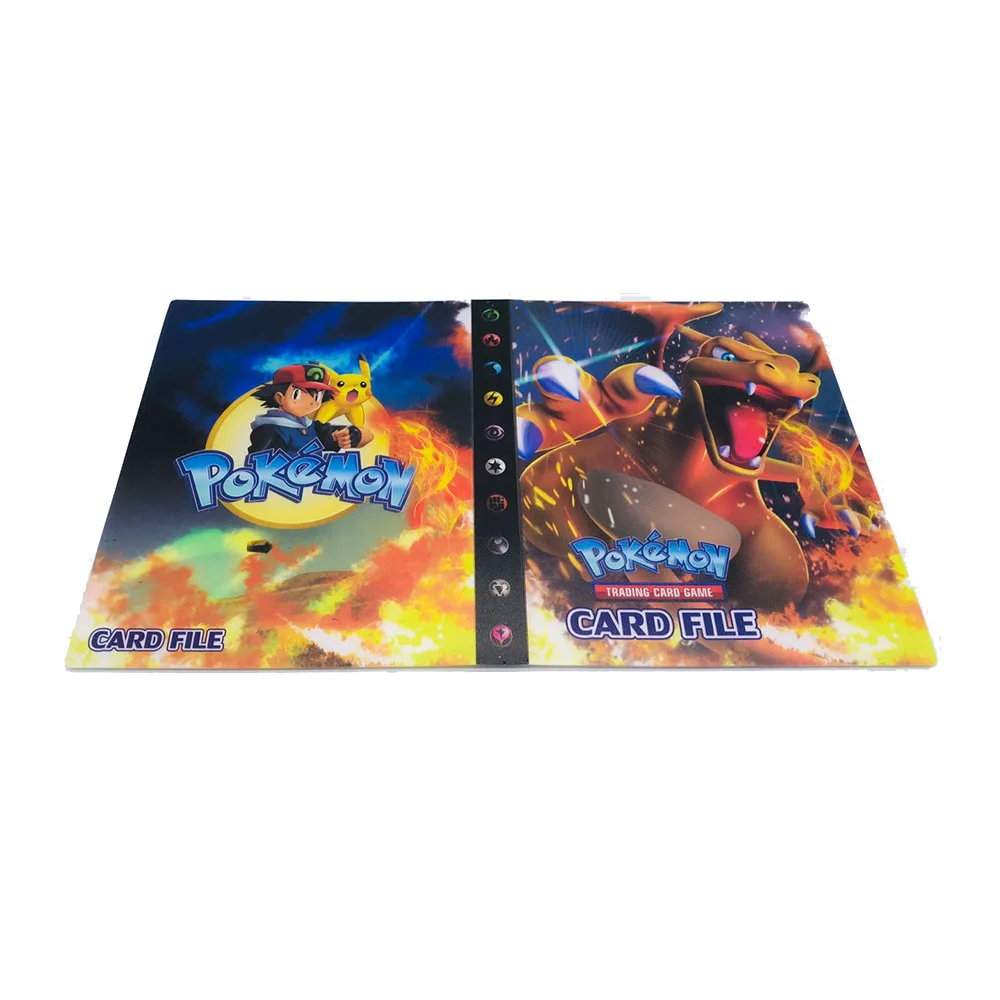 3 240 шт. держатель Альбом игрушки коллекции Pokemones карты Альбом Книга Топ загруженный список игрушки подарок для детей - Цвет: 3