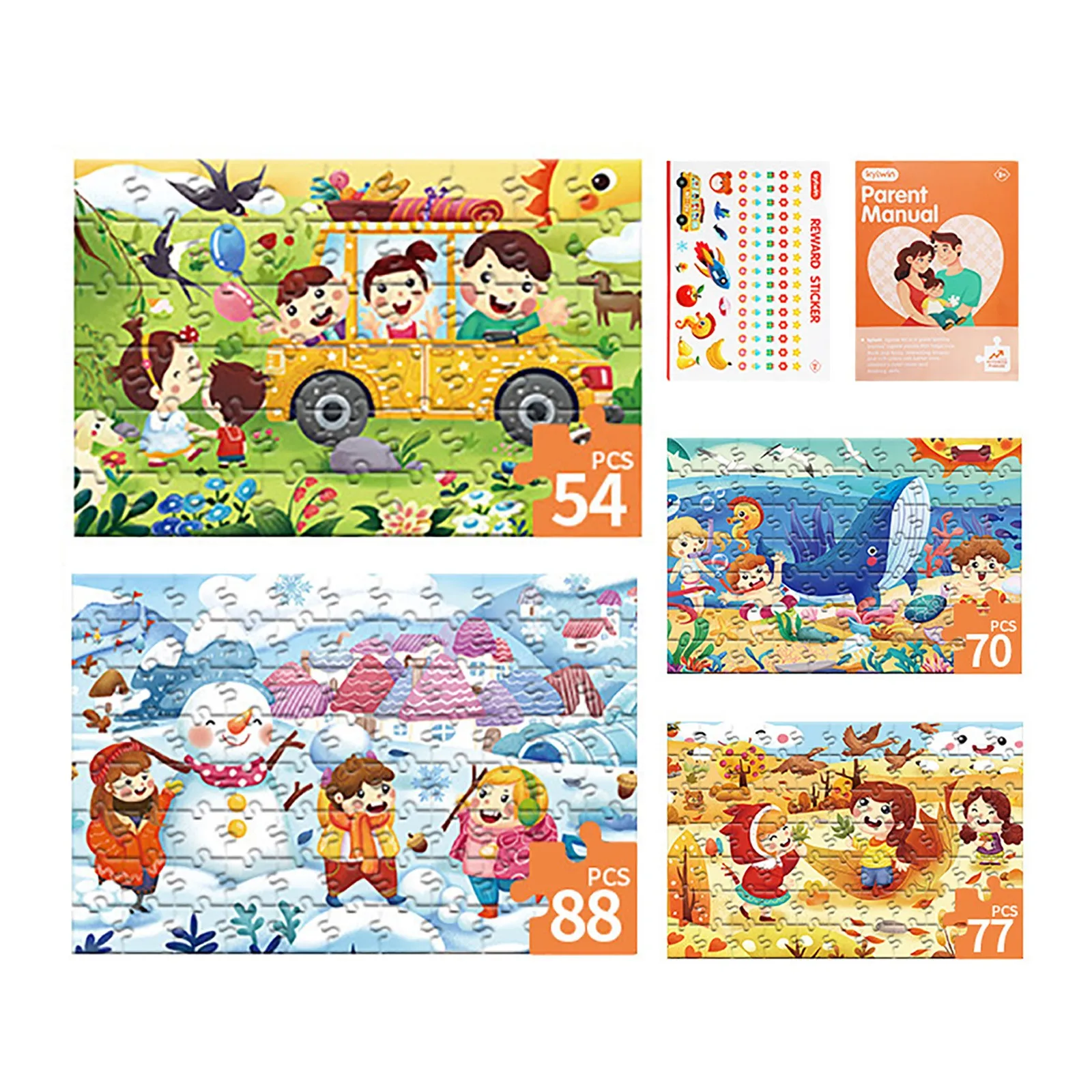 

HIINST Early education toys for children advanced educational jigsaw puzzle big baby toddler toys for boys and girls 2-3-4 years
