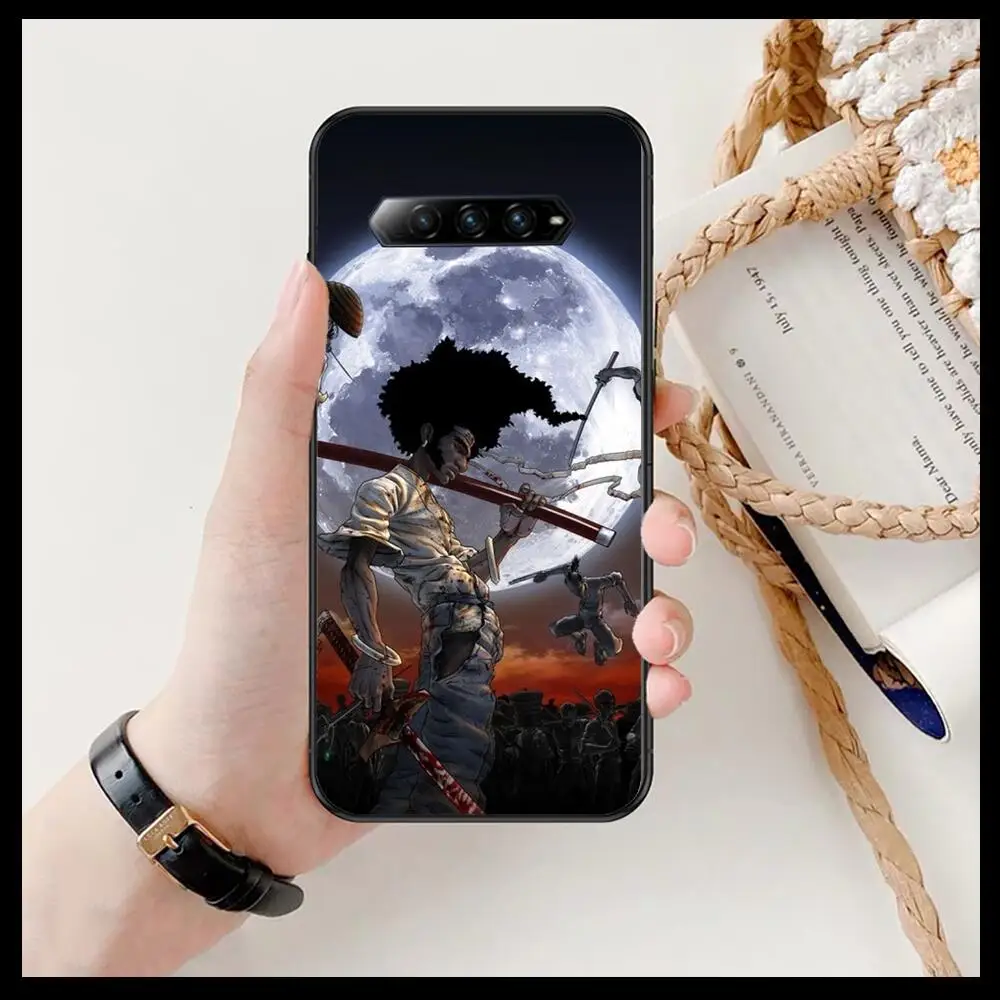 Чехол для телефона в стиле аниме афро Самурай xiaomi redmi Black Shark 4 Pro 2 3 3s чехлы Helo