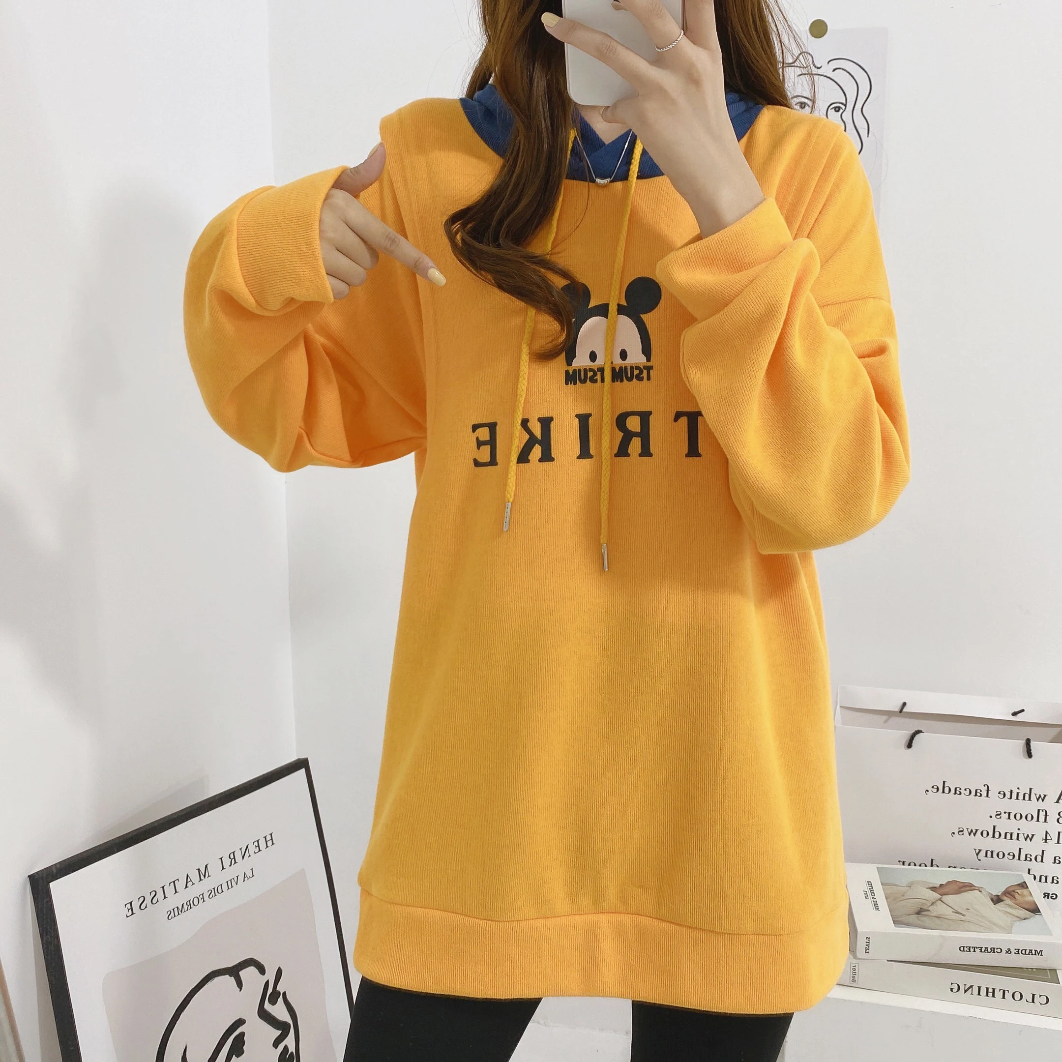 Одежда для грудного вскармливания с капюшоном мультяшными изображениями